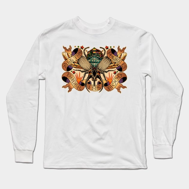 Beetle Long Sleeve T-Shirt by Don Chuck Carvalho